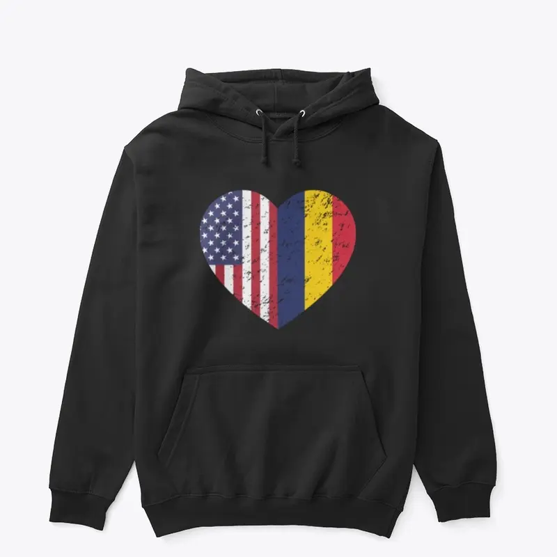 Classic Pullover Hoodie and Tee Chad/Usa